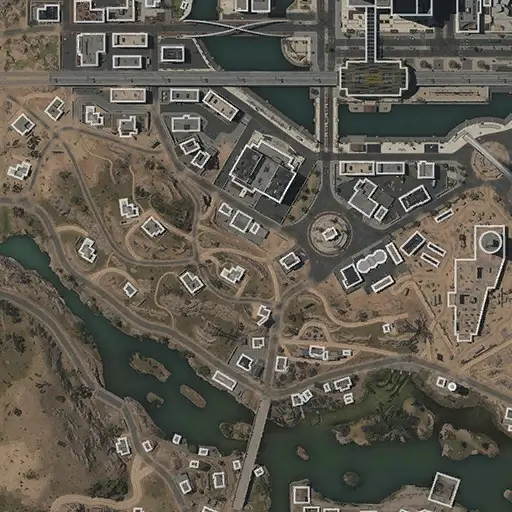 DMZ Interactive Tactical Map Al Mazrah - Warzone 